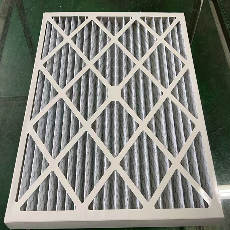 Merv 8 Standardikapasiteetti laskostettu uuninsuodatin Pre HVAC-ilmansuodatin